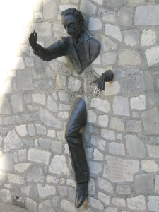 Paris Statue inspired by Le Passe-Muraille