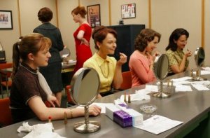 Lipstick Testing in Mad Men
