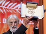 Michael Haneke celebrates another victory