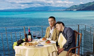 Steve Coogan and Rob Brydon in Camogli, Italy